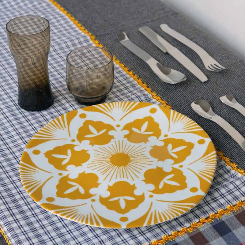 Termez Yellow Large Plate