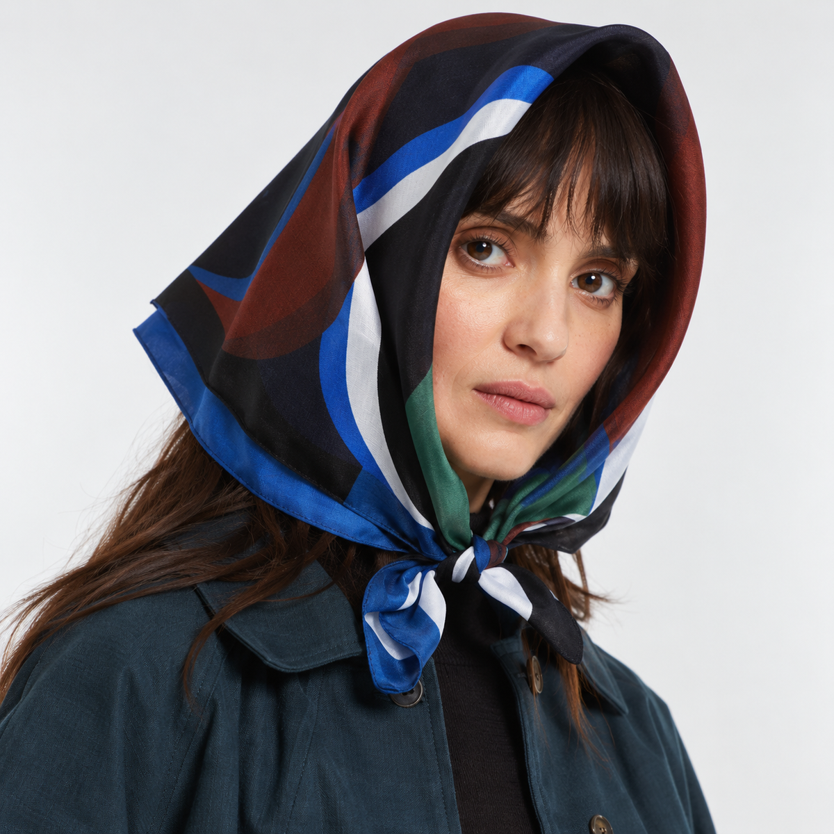Blue Wonder Silk Square