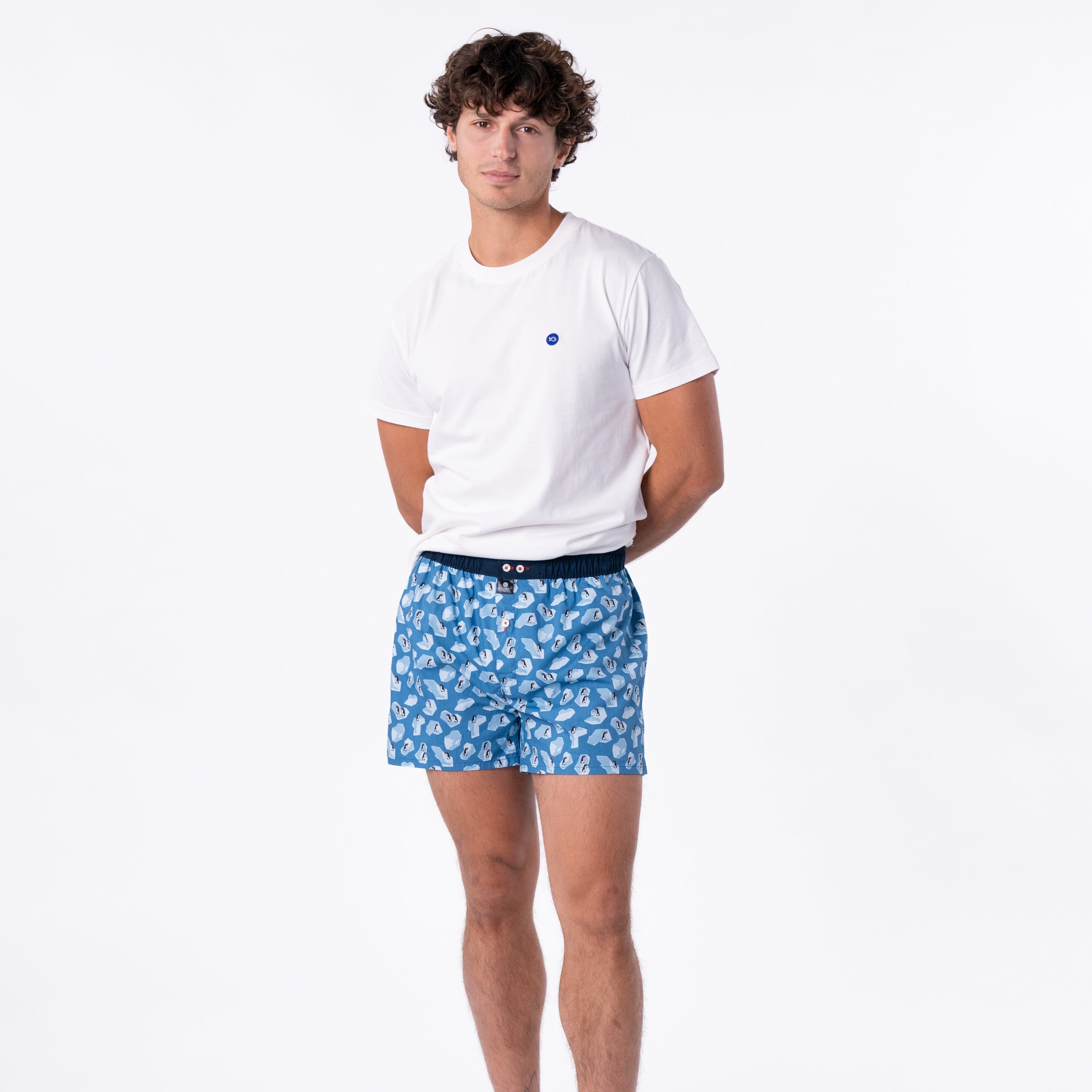 Cotton Boxer Shorts Penguin