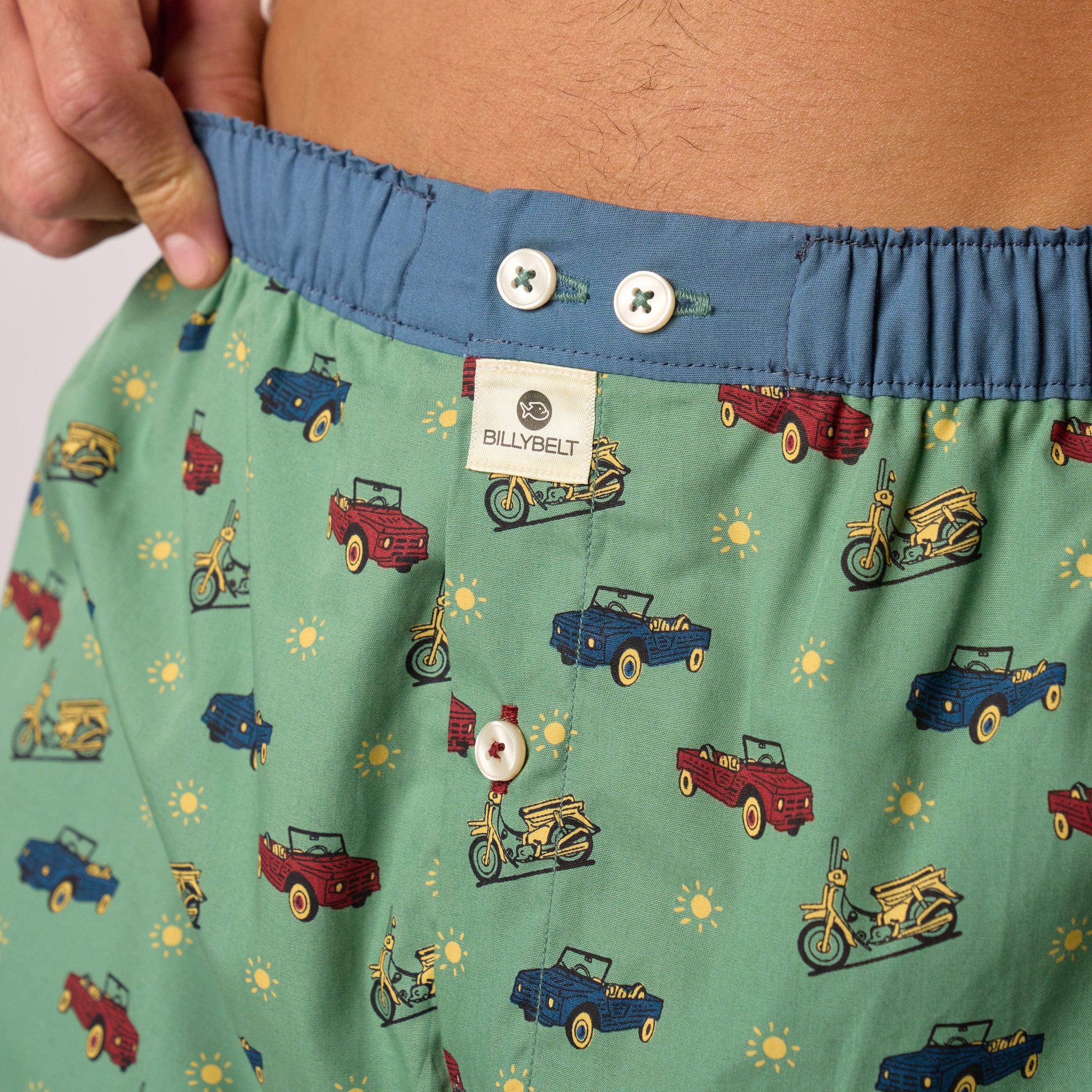 Cotton Boxer Shorts Summer Ride