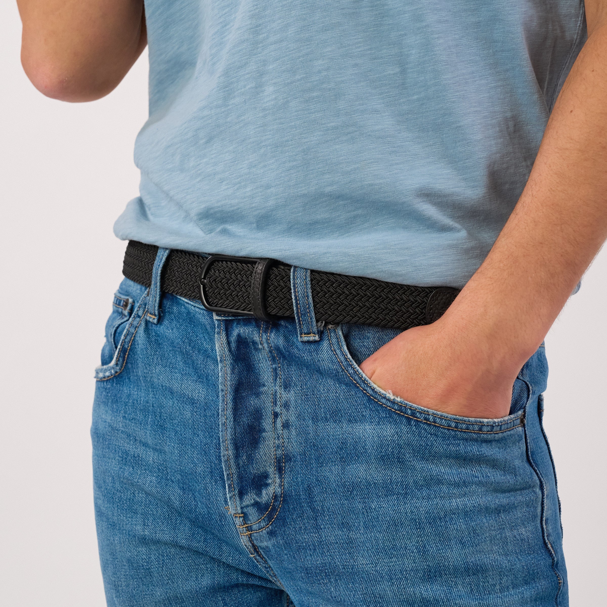 Braided Belt - All Black
