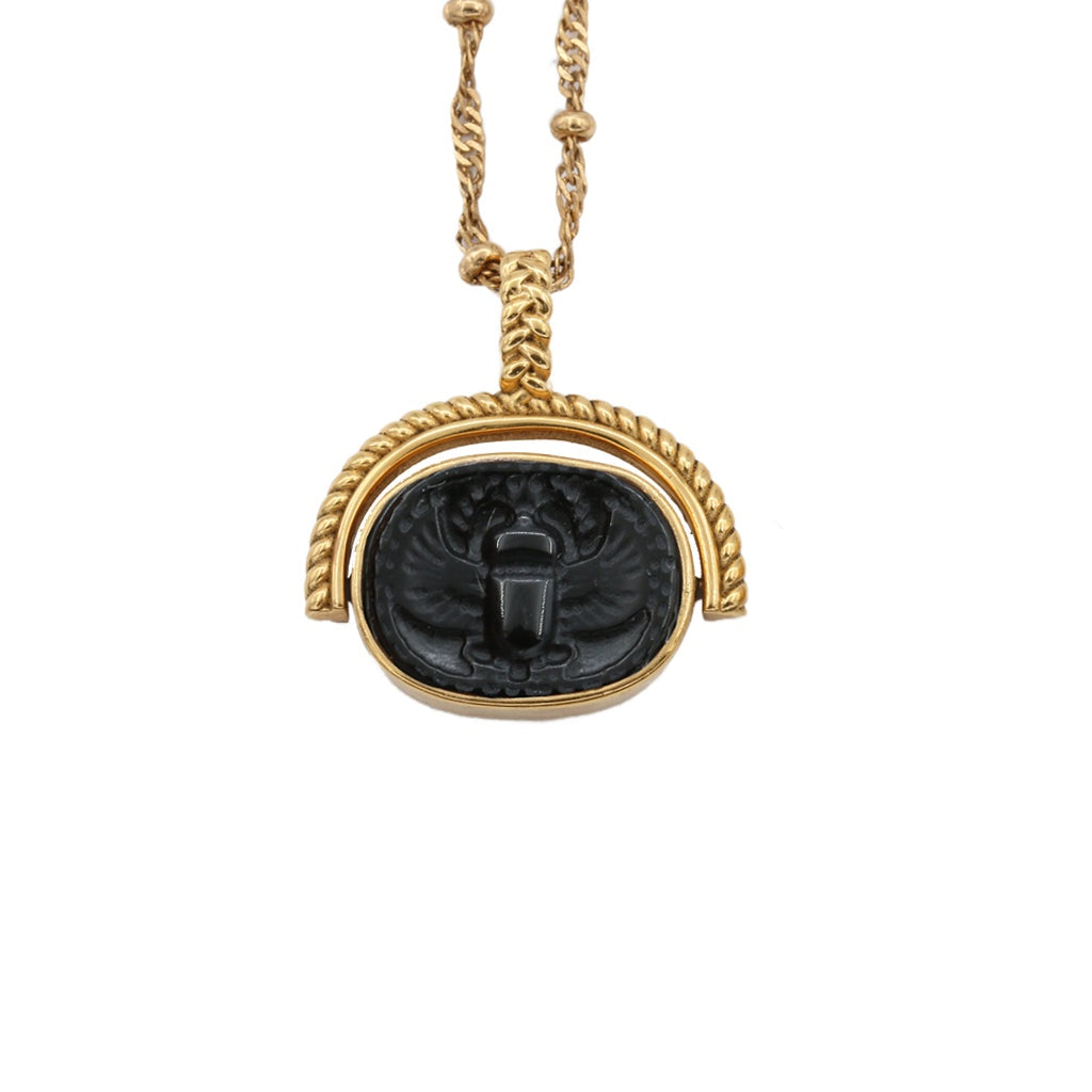 Zana Pivot Necklace - Onyx