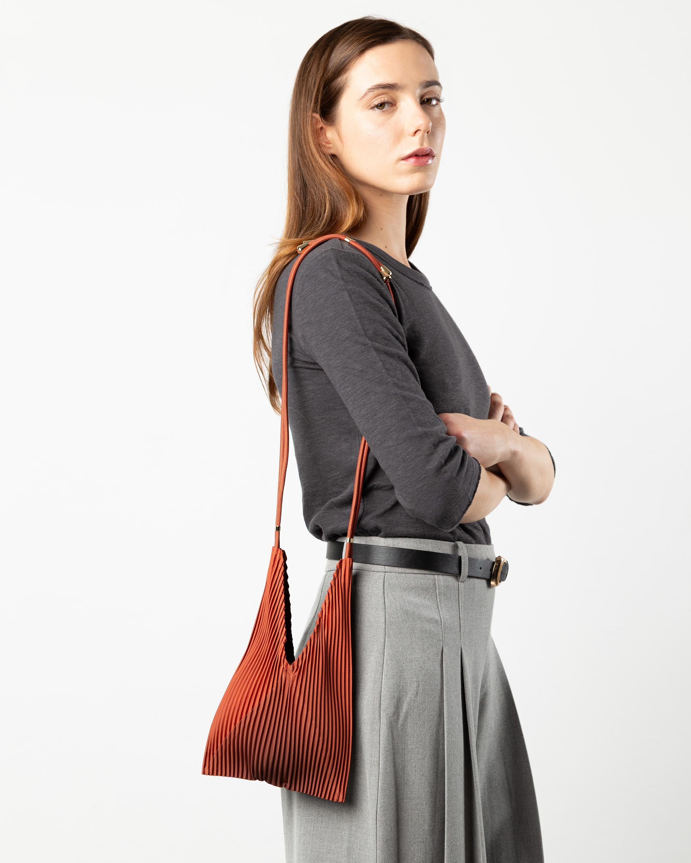 Picante Pleated Pouch Bag