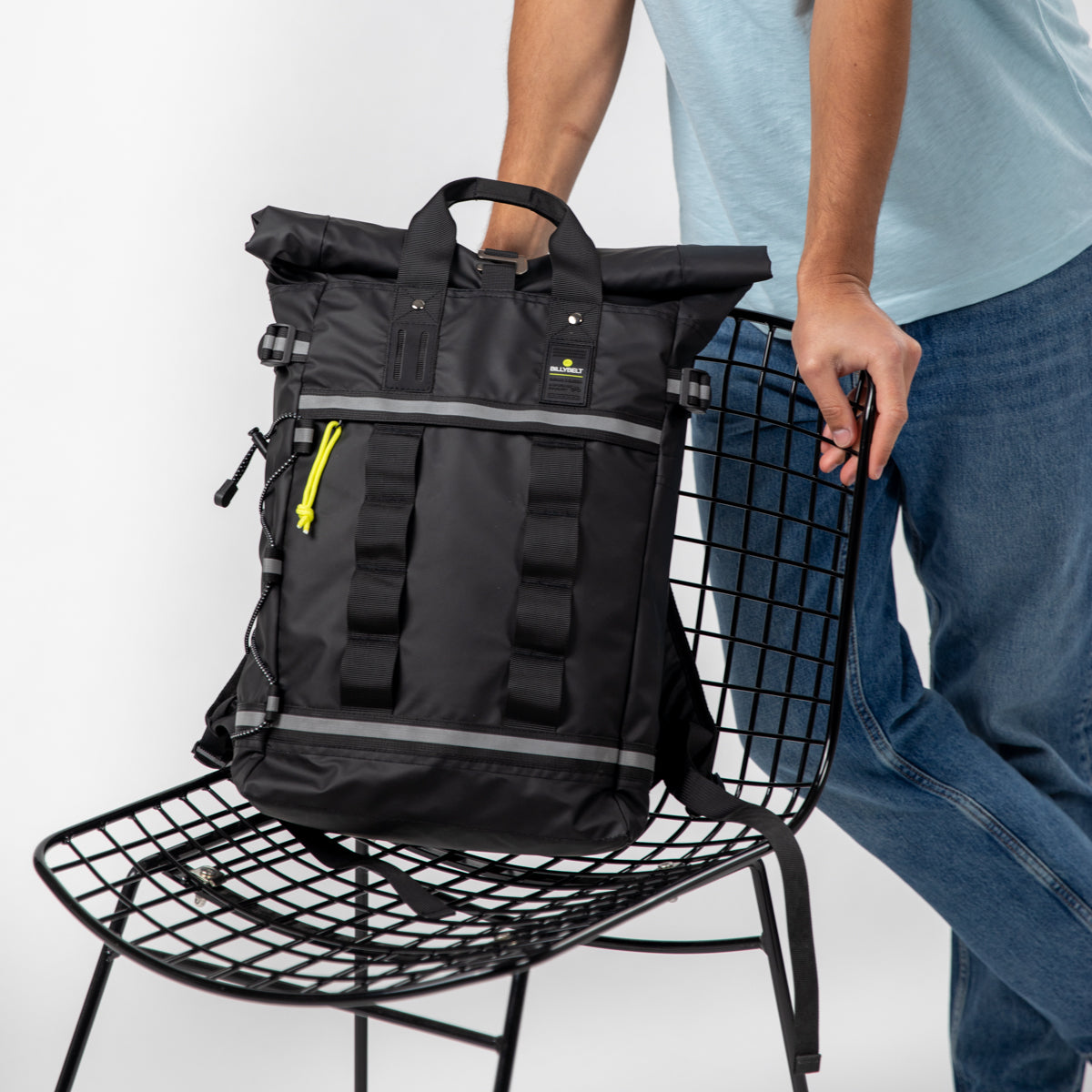 Rolltop Backpack Black