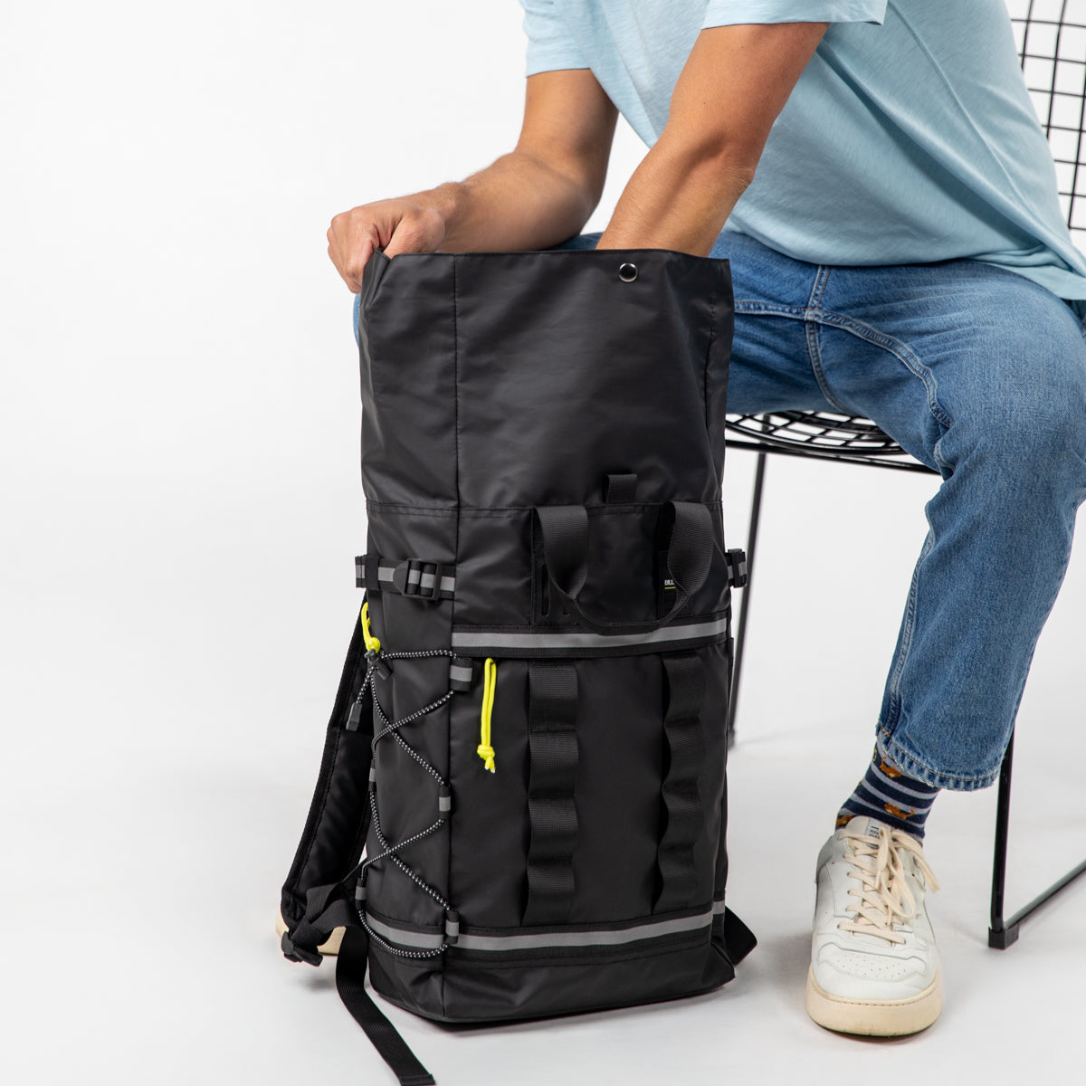 Rolltop Backpack Black