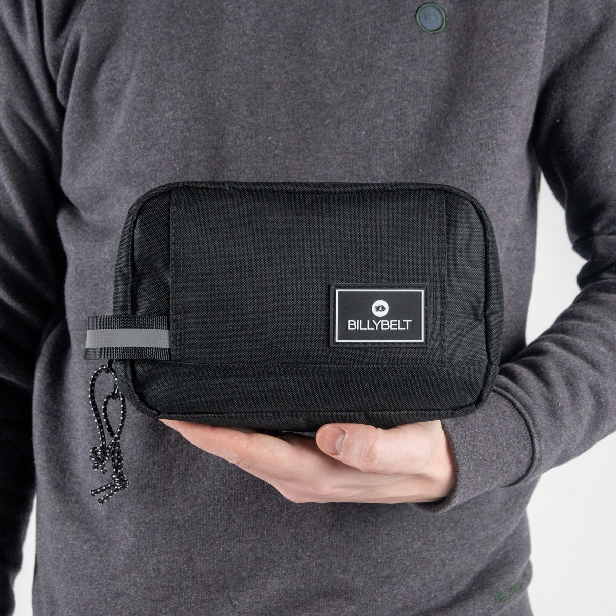 Billy Belt Wash Bag Black Stone
