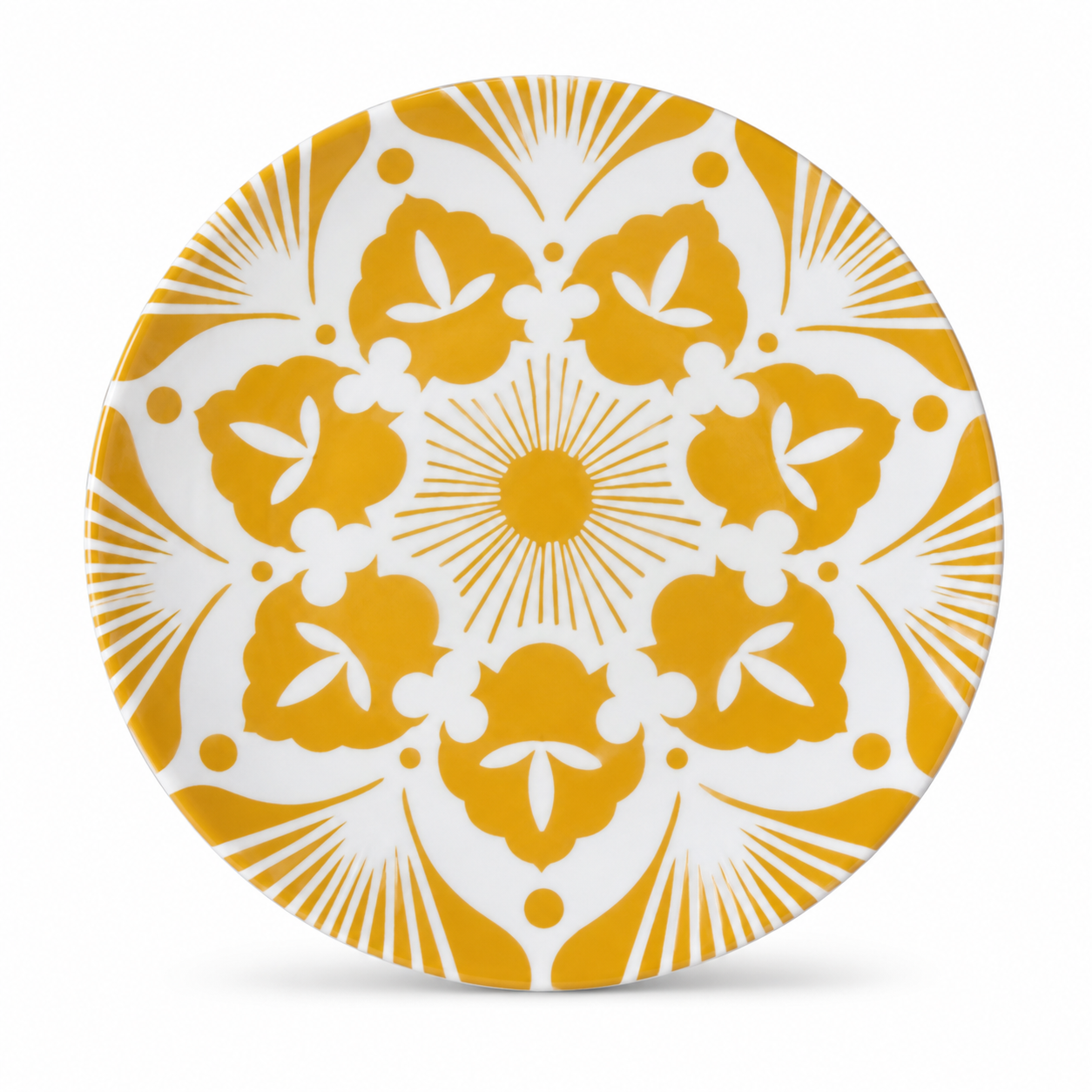Termez Yellow Large Plate