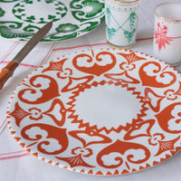 Ishan Orange Large Plate
