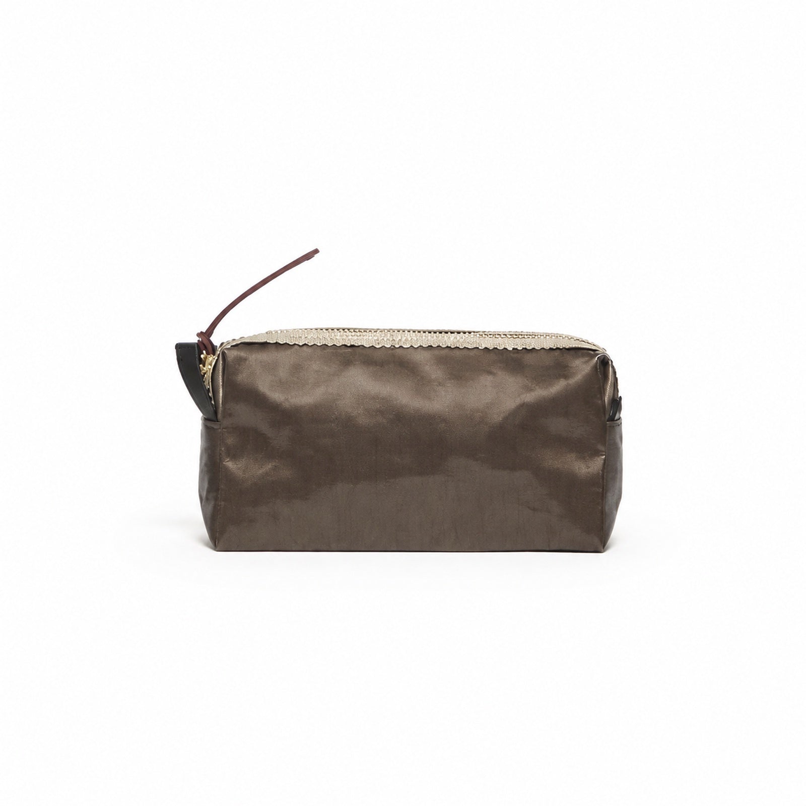 Blush Linen Cosmetic Bag - Chestnut