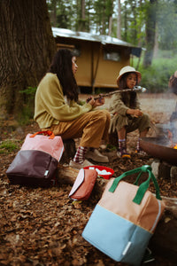 Kids Small Backpack - Clay + Blue