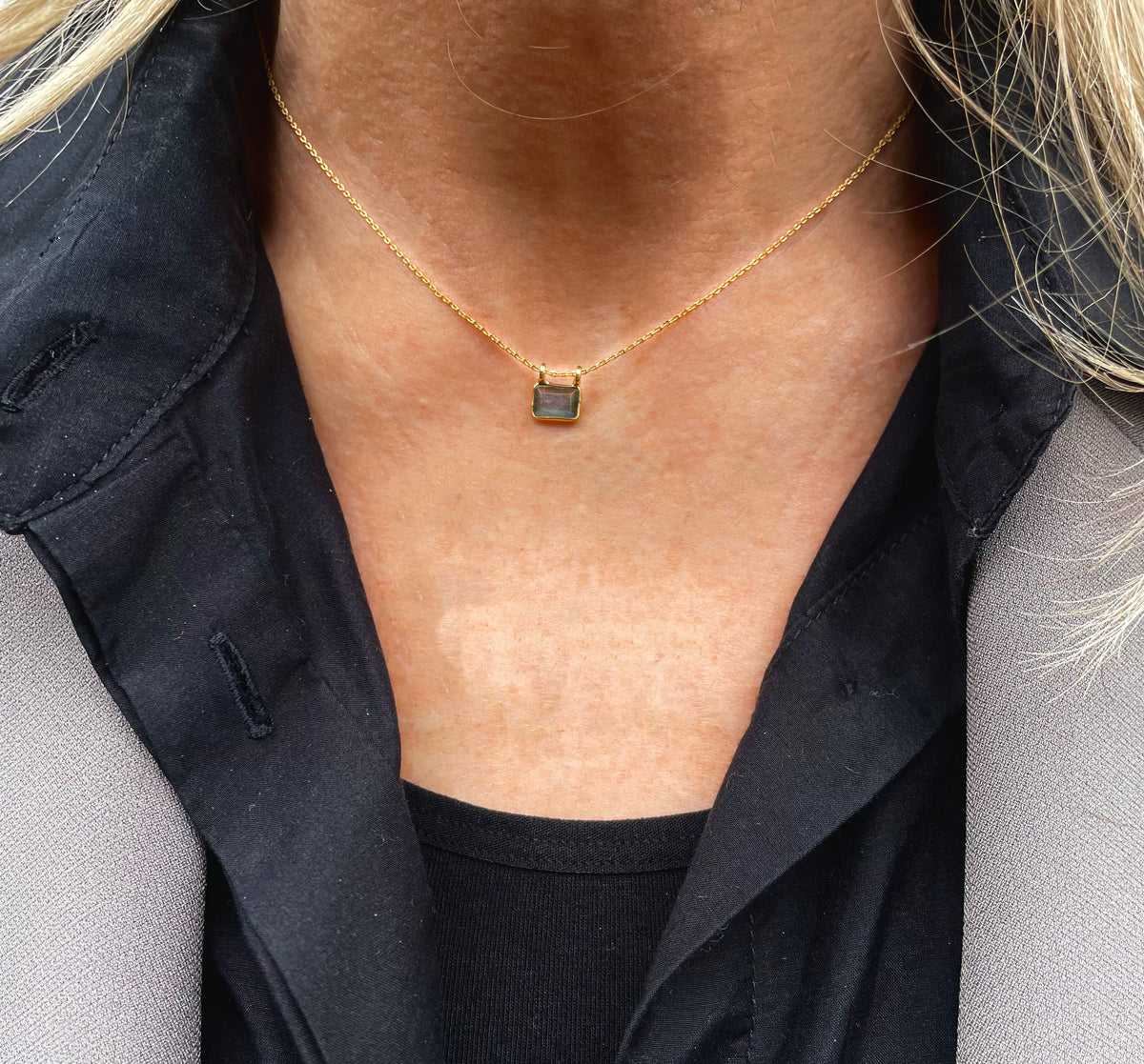 Ice Labradorite Necklace
