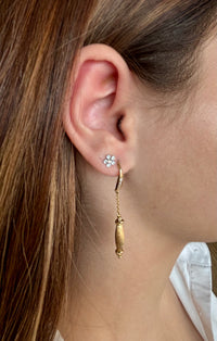 Tory Earrings Long Gold