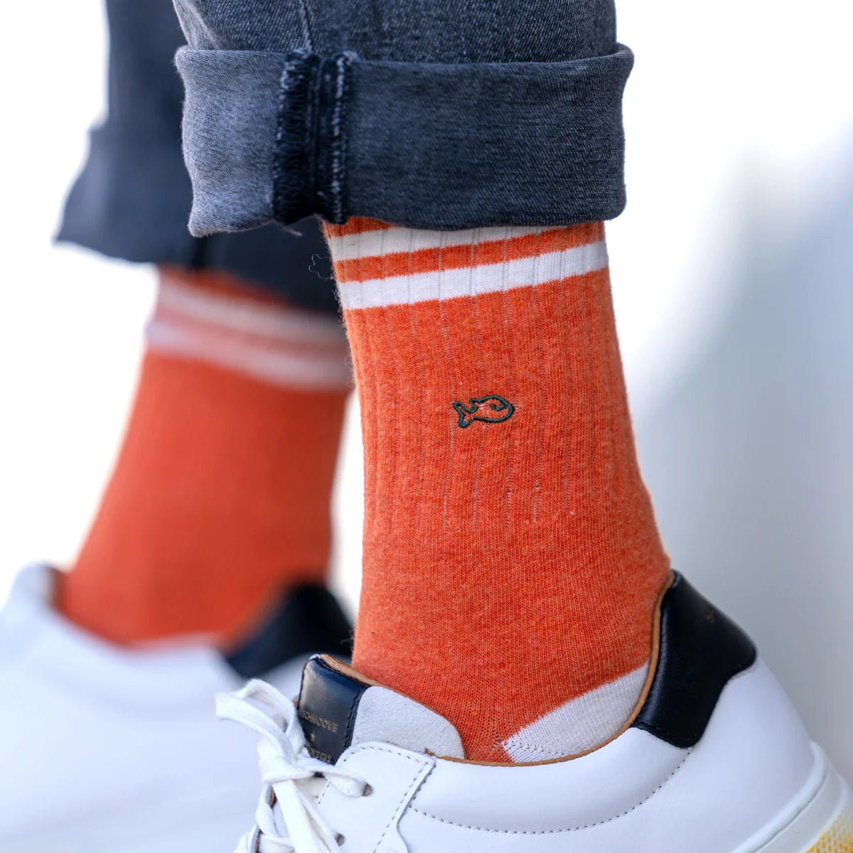 Retro Socks - Orange