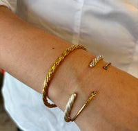 Hanka Twist Bracelet - Silver