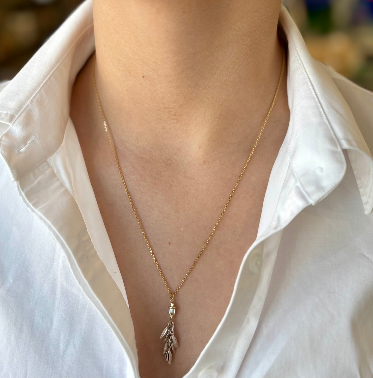 Charlize Pendant - Gold and Silver