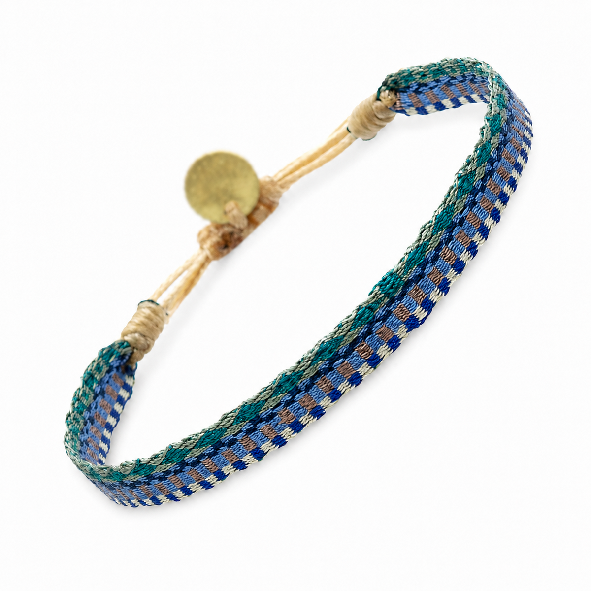 Argantina 120 Bracelet Green Blue Beige