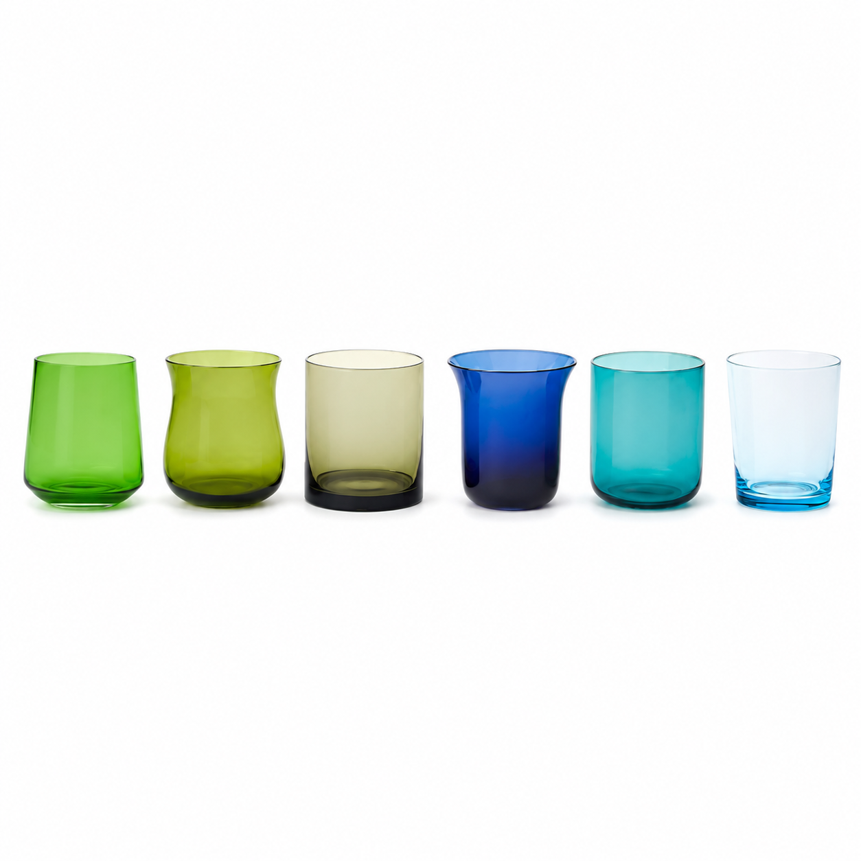 Desigual Shot Glasses Blue &  Green Mix