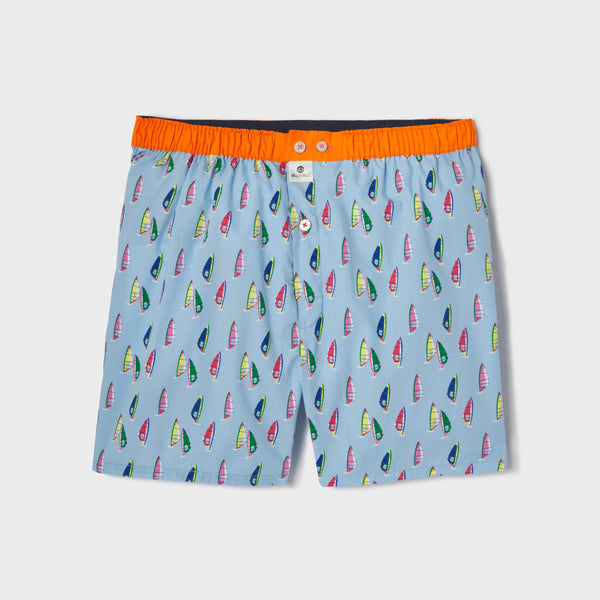 Cotton Boxer Shorts Windsurf