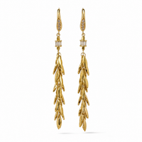 Charlize Earrings Long Gold