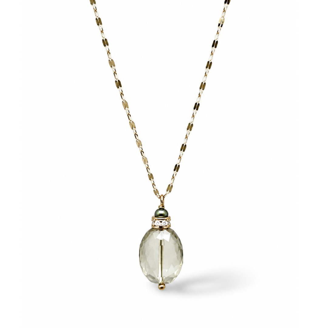 Elixir Necklace - Lemon Quartz