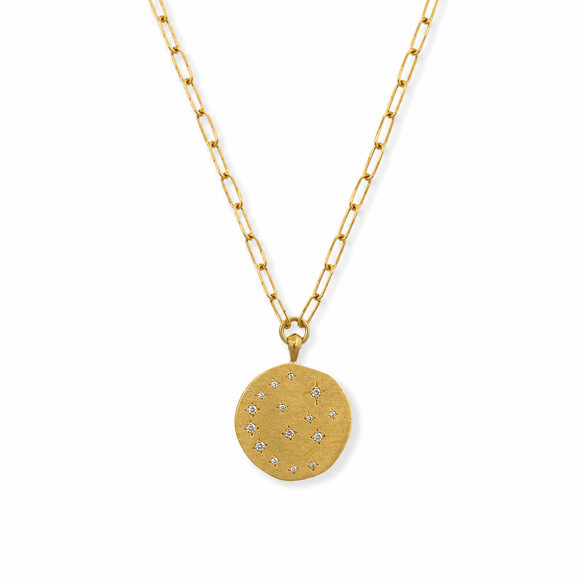 Falcon Multiposition Moonlight Short Medallion Necklace/Bracelet