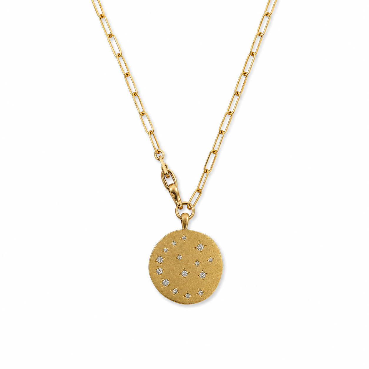 Falcon Multiposition Moonlight Short Medallion Necklace/Bracelet