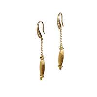 Tory Earrings Long Gold