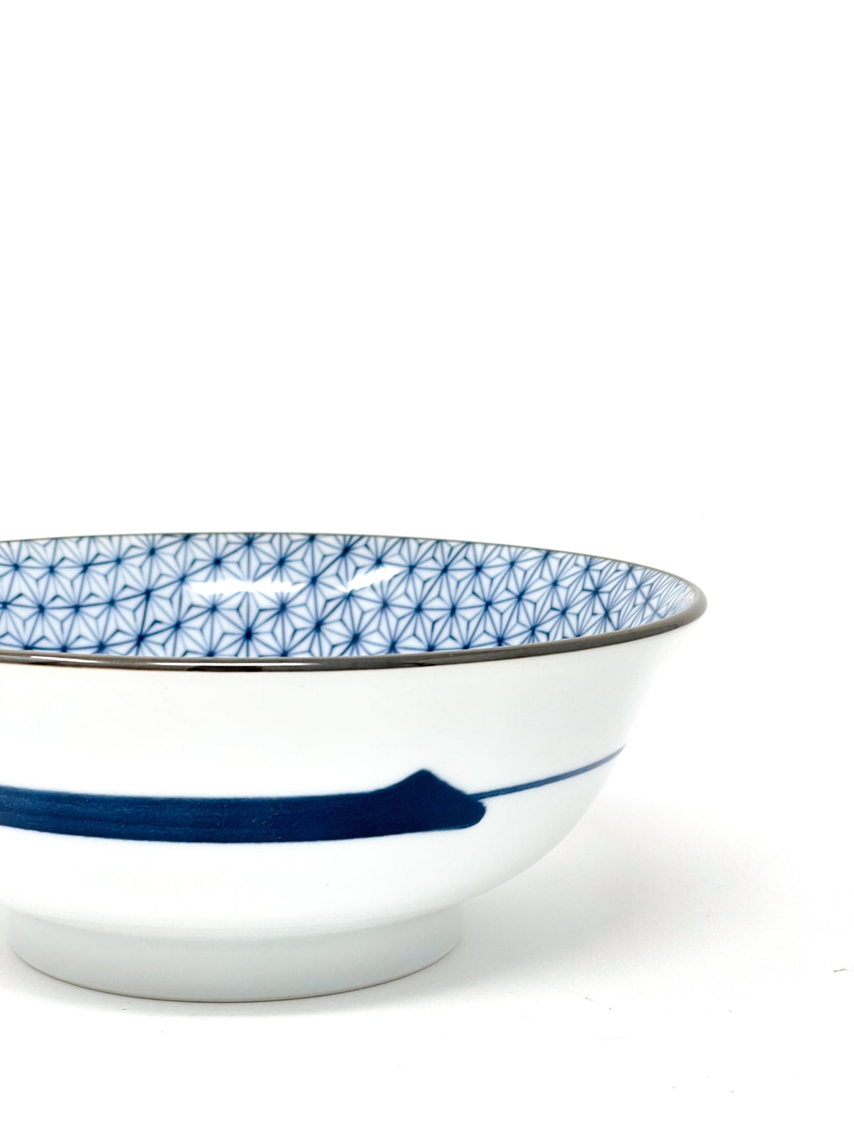 Blue Pattern High Open bowl Assorted