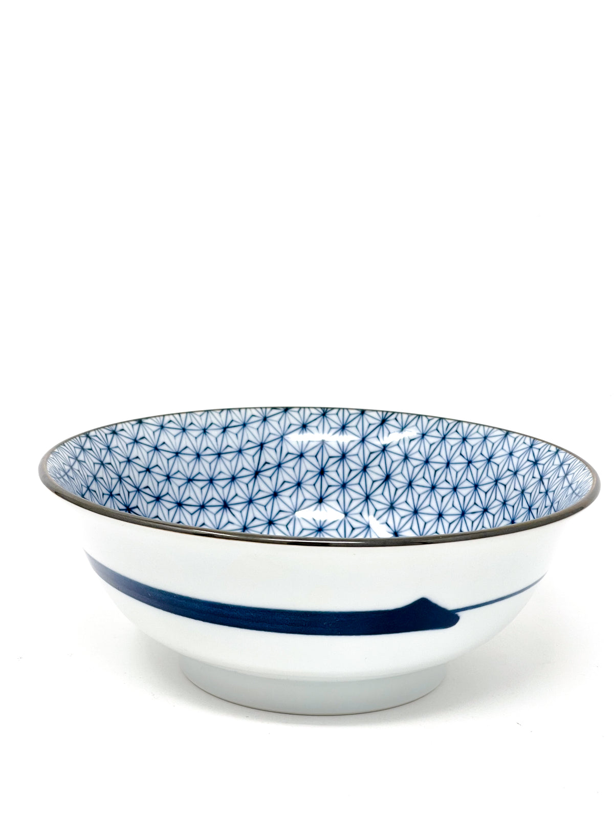 Blue Pattern High Open bowl Assorted