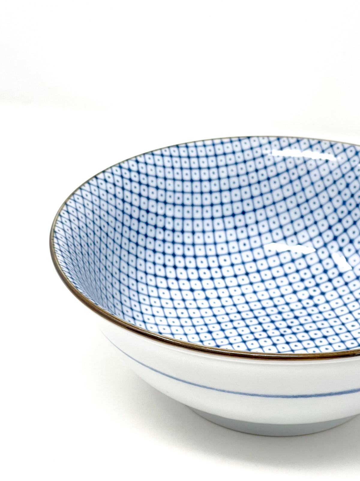 Blue Pattern High Open bowl Assorted