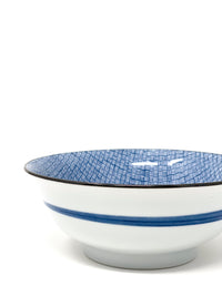 Blue Pattern High Open bowl Assorted