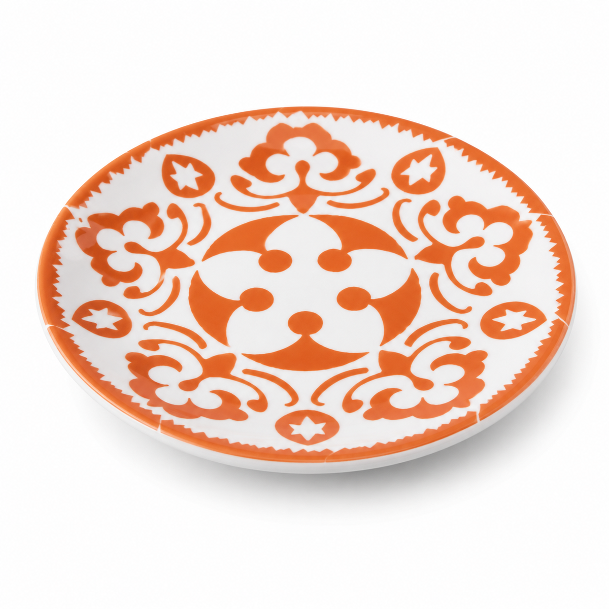 Ishan Orange Large Plate