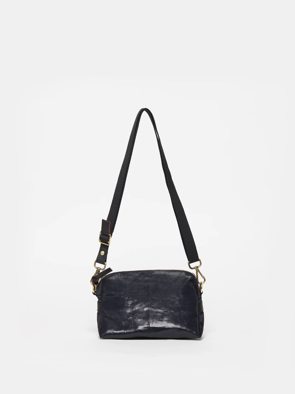 Mini Linen Shoulder Bag - Deep Navy