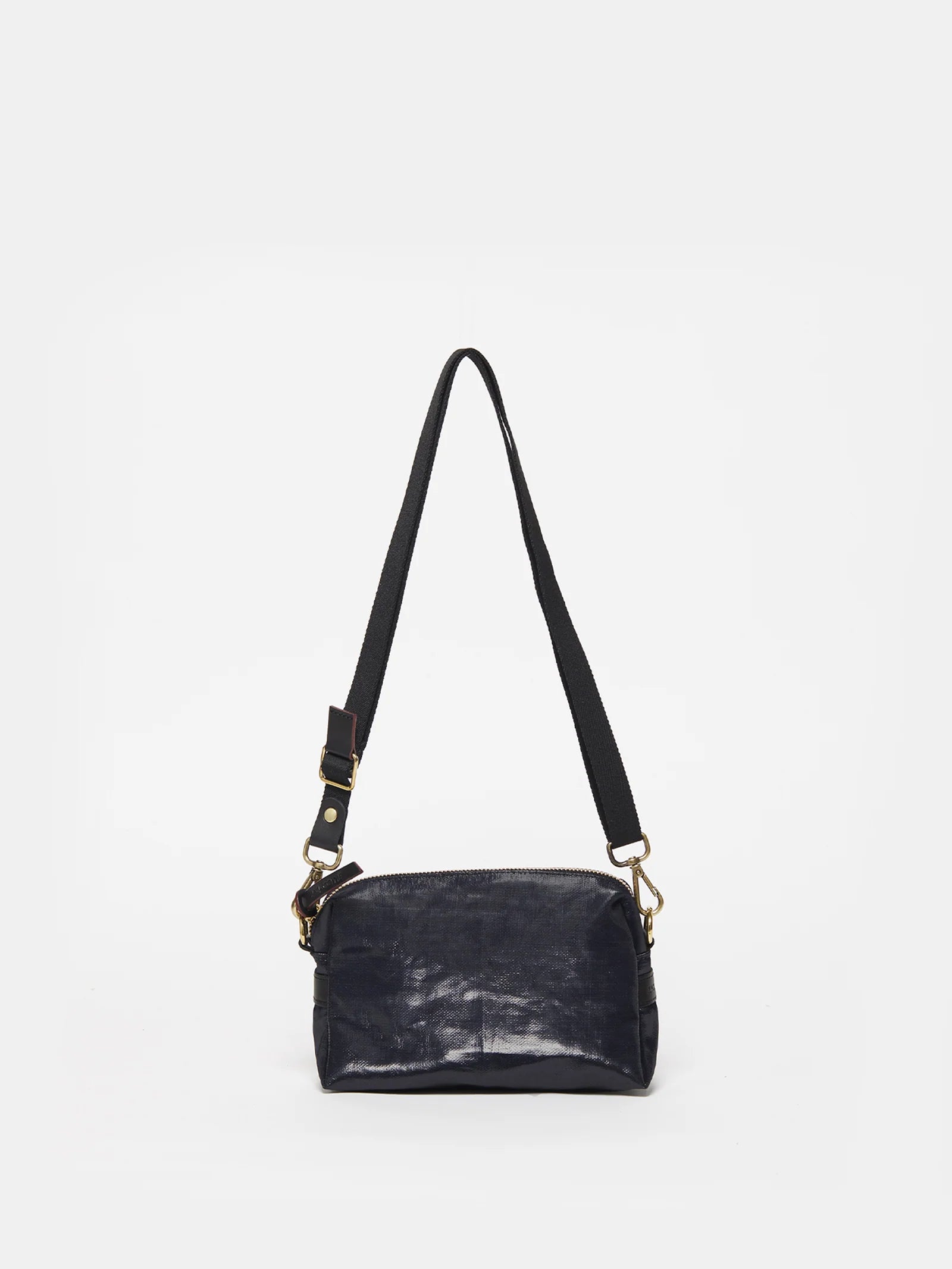 Mini Linen Shoulder Bag - Deep Navy