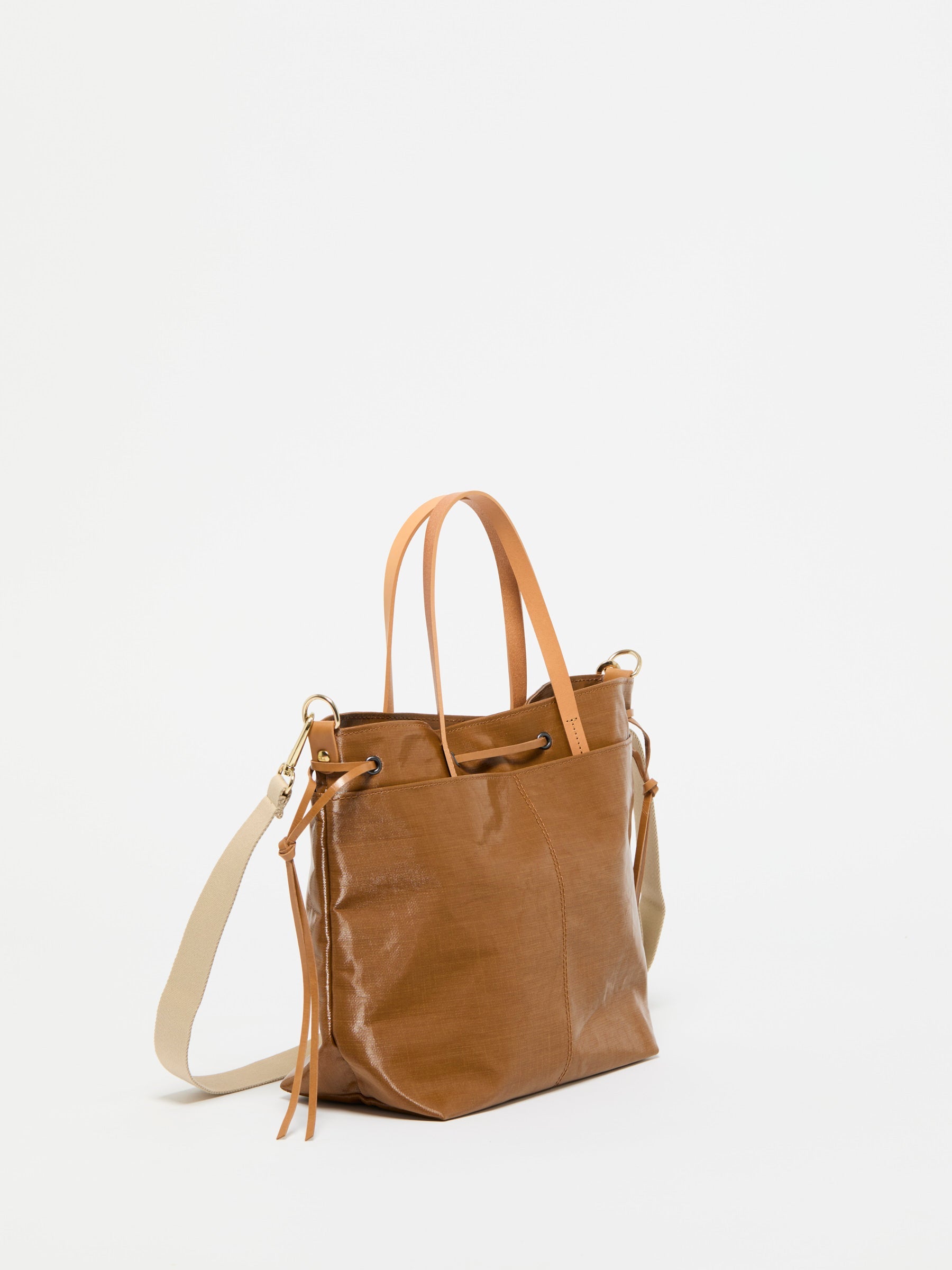 Emy Linen Tote Bag -Havana