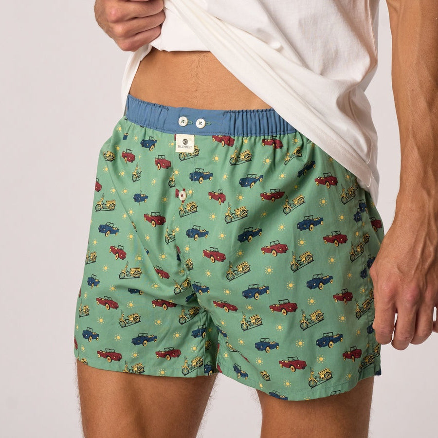 Cotton Boxer Shorts Summer Ride