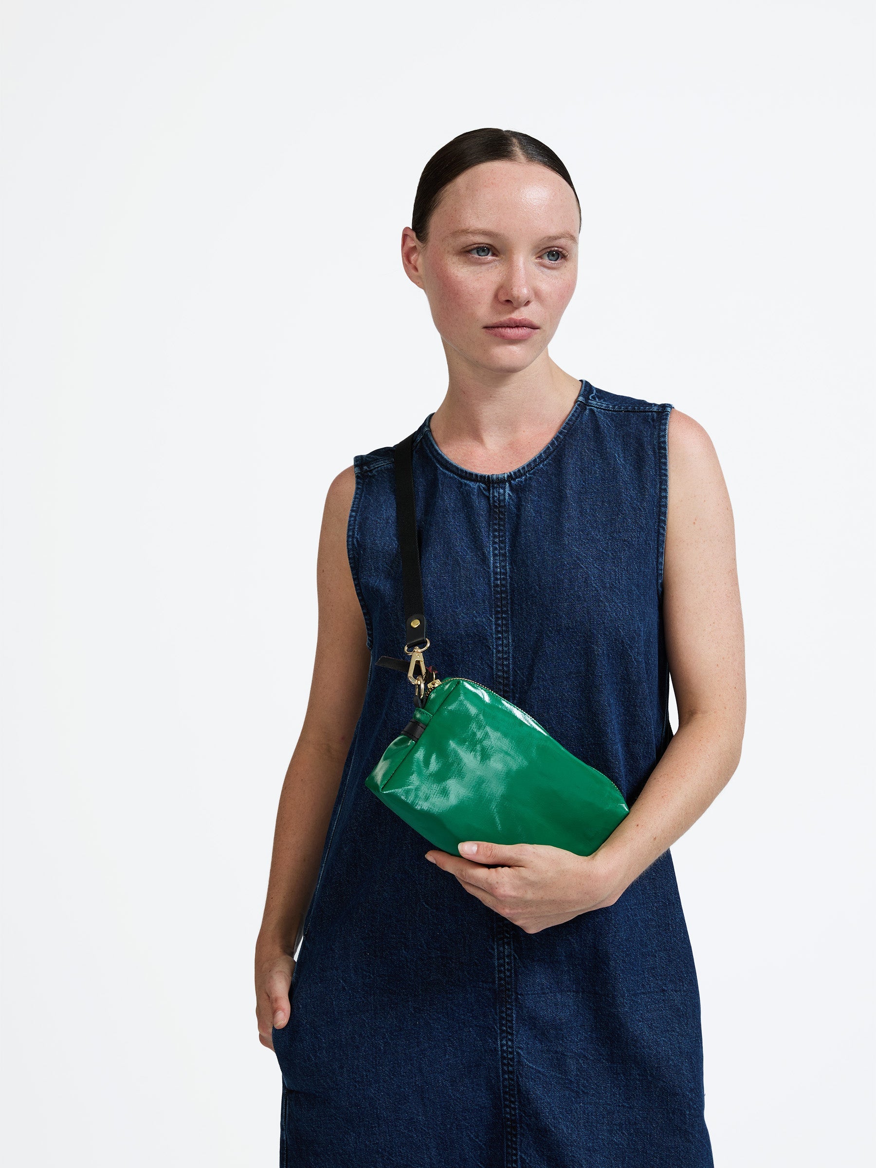 Mini Linen Shoulder Bag - Gazon