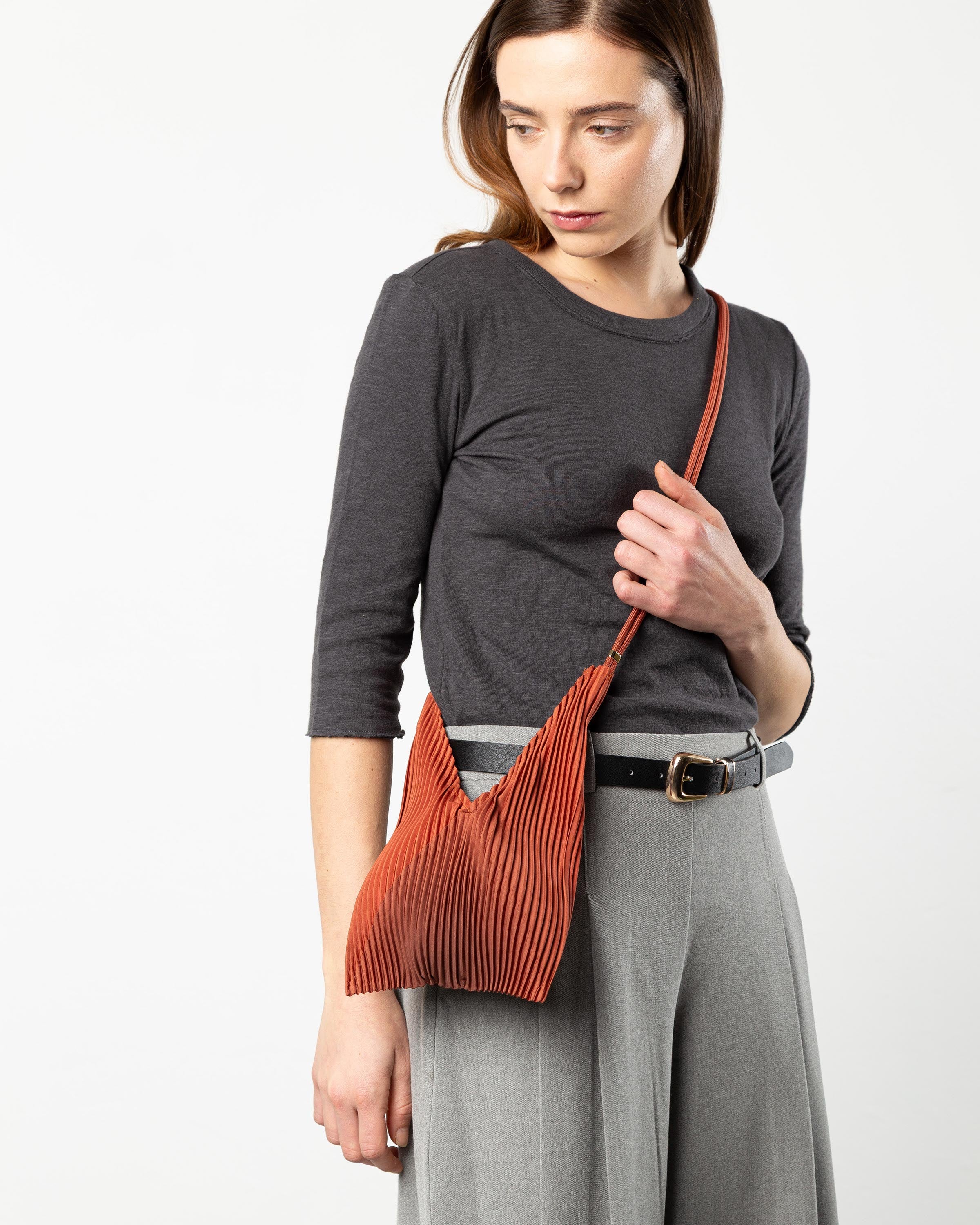 Picante Pleated Pouch Bag