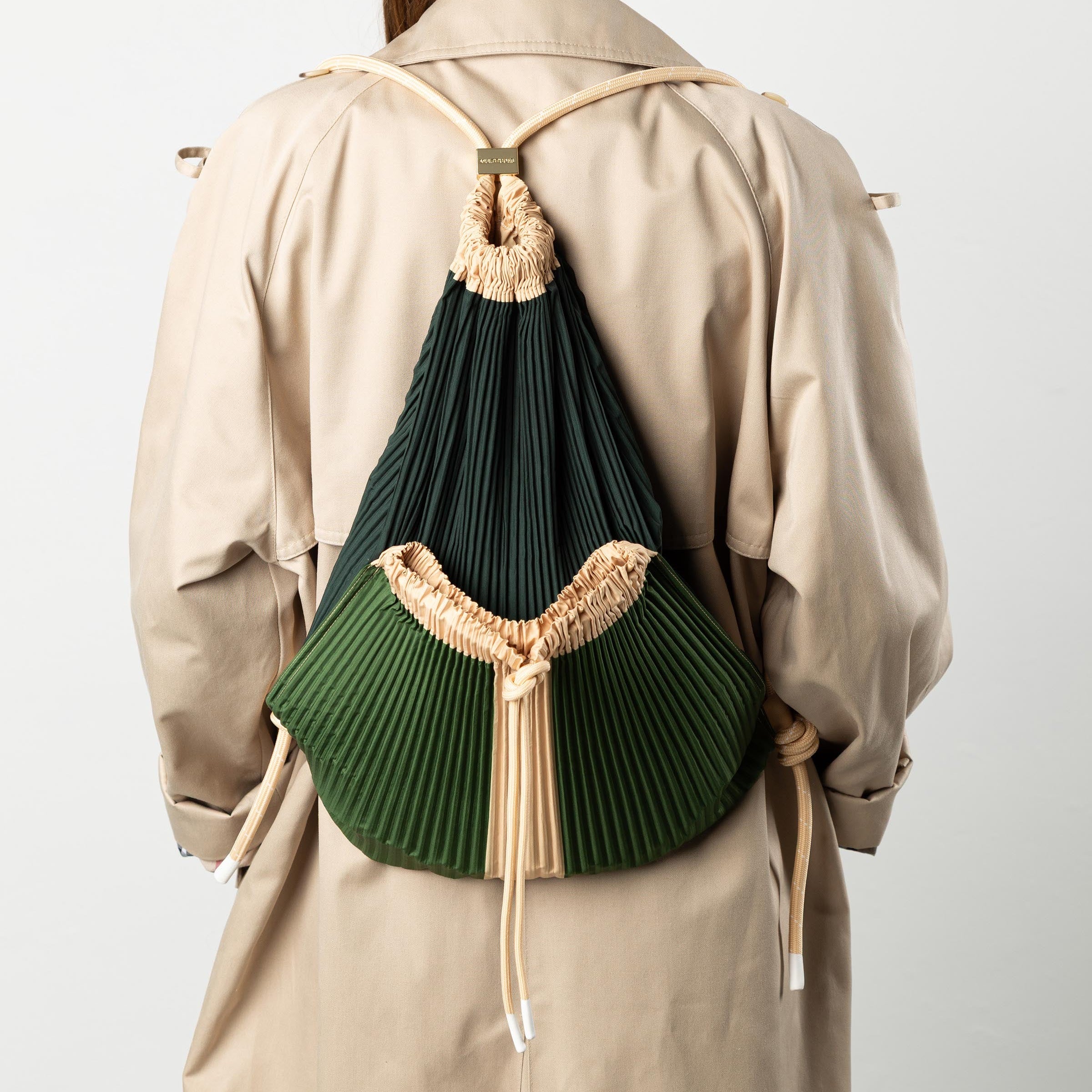 Cini Pleated Backpack