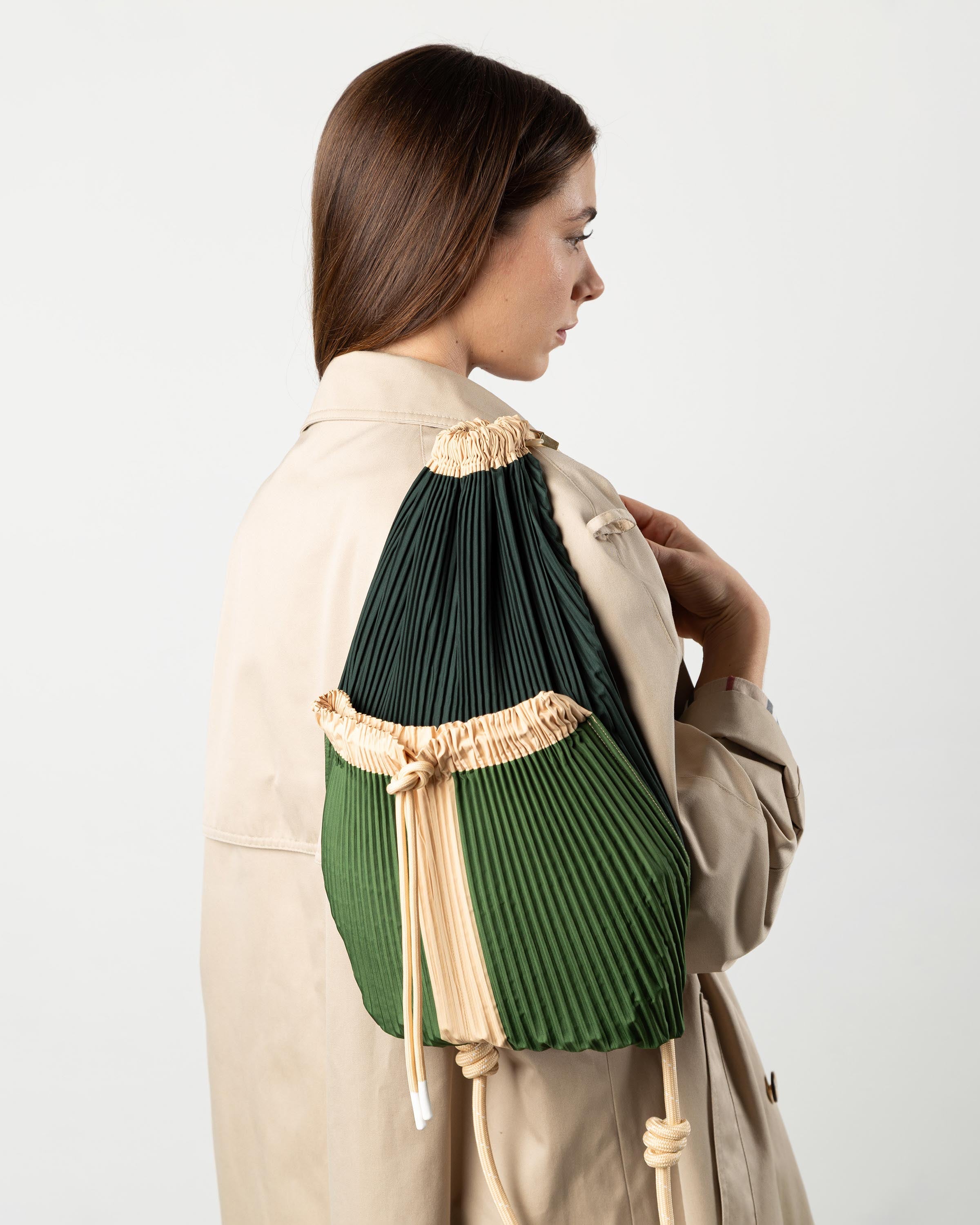 Cini Pleated Backpack