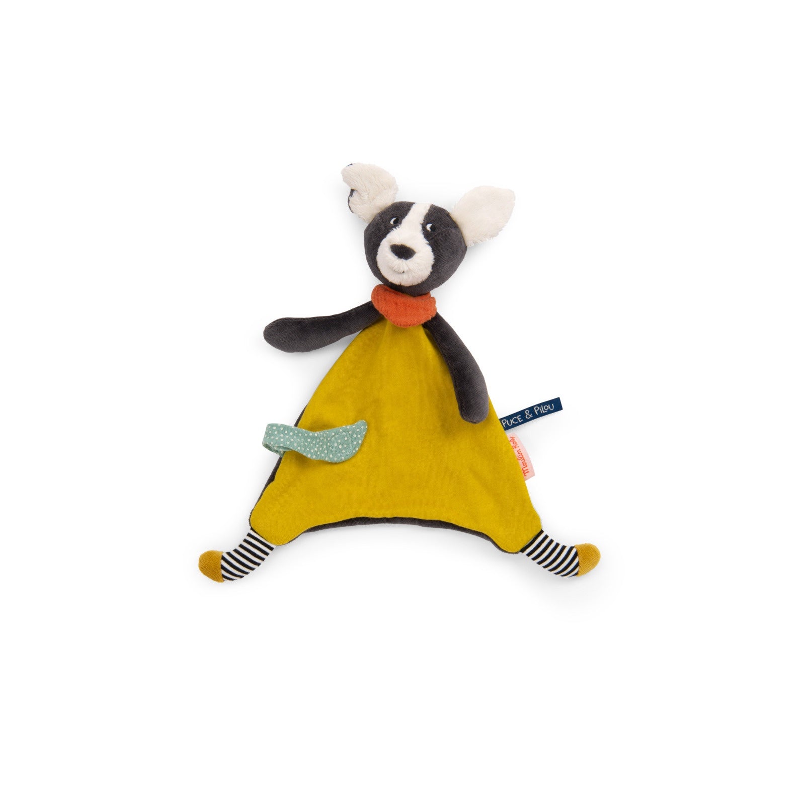 Puce the Dog Yellow Comforter