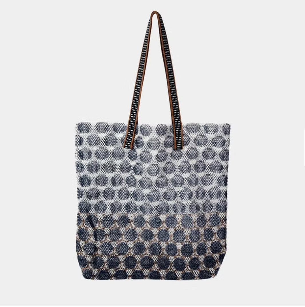 Mesh Tote Bag - INDIGO