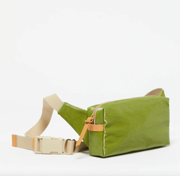 Bloom Linen Bum Bag - Green