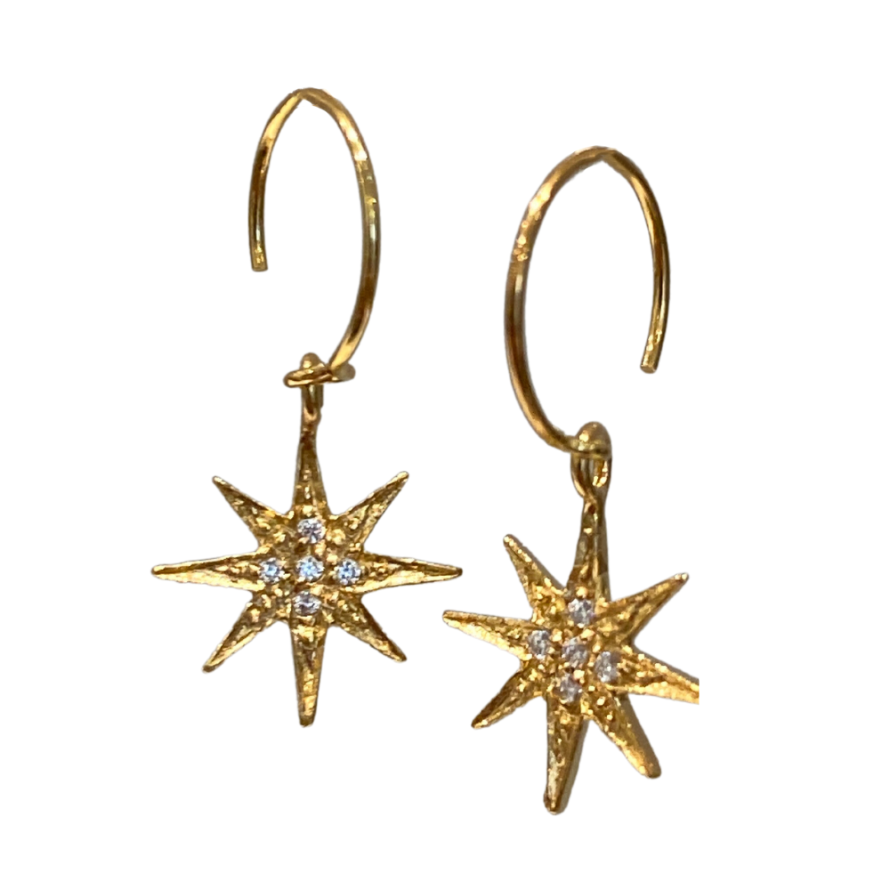 Hope Star Medallion Earrings