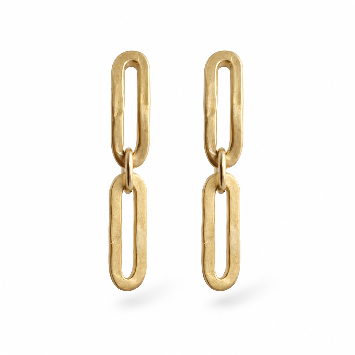 Rock & Soul Double Earrings - Gold