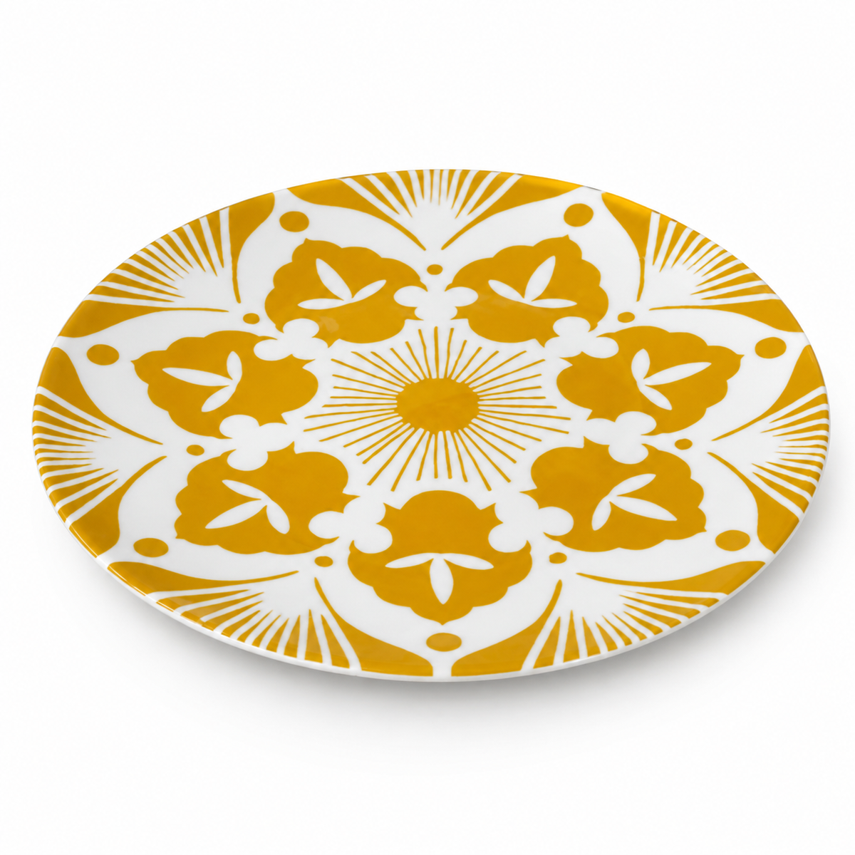 Termez Yellow Large Plate