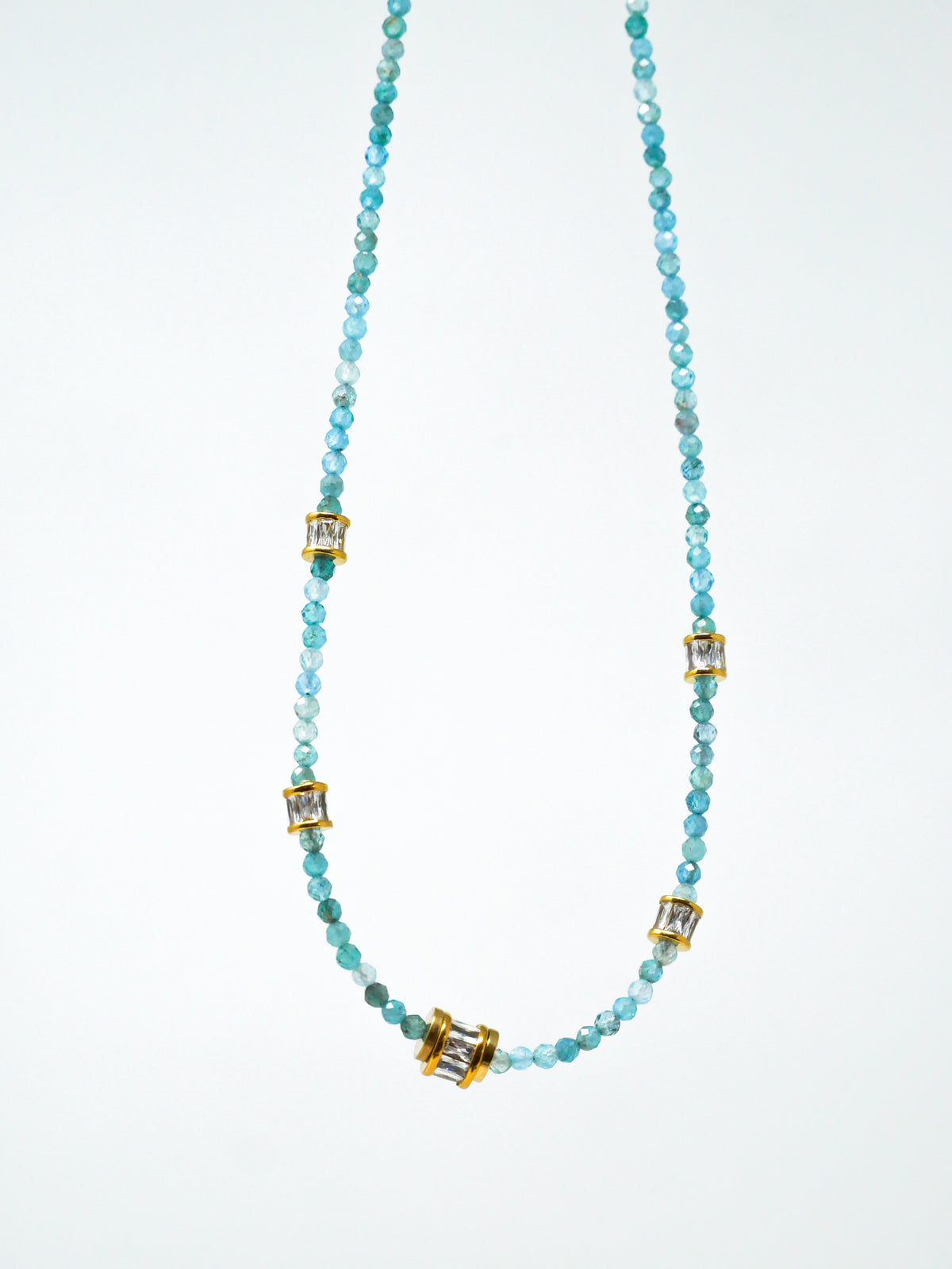 Baby Elon Choker Blue Apatite