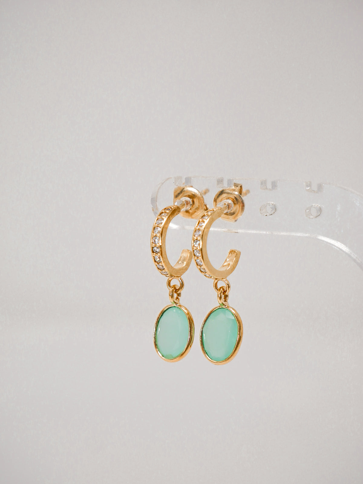 Berry Earrings Chalcedony