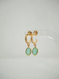 Berry Earrings Chalcedony