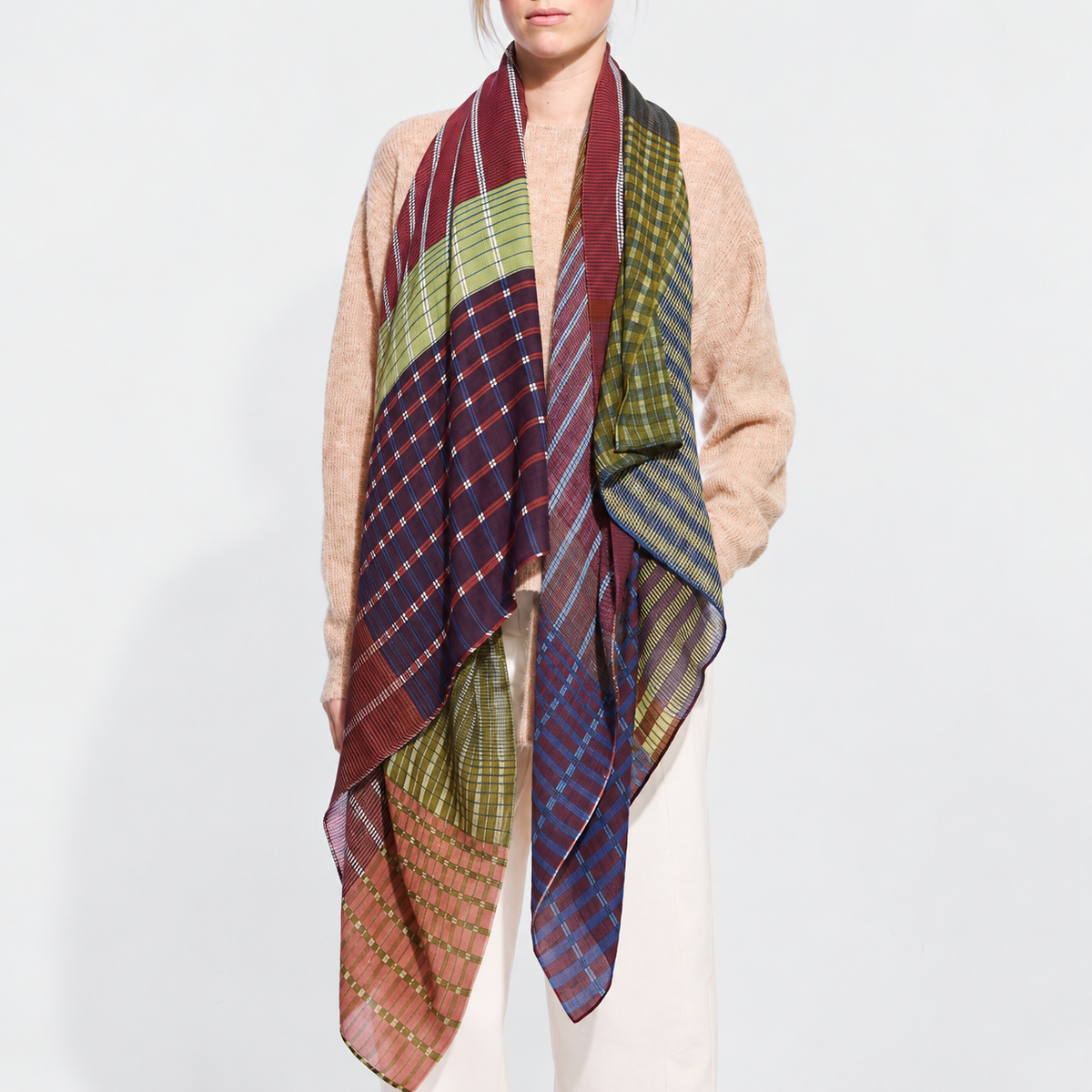 Vibrant Mahogany Scarf